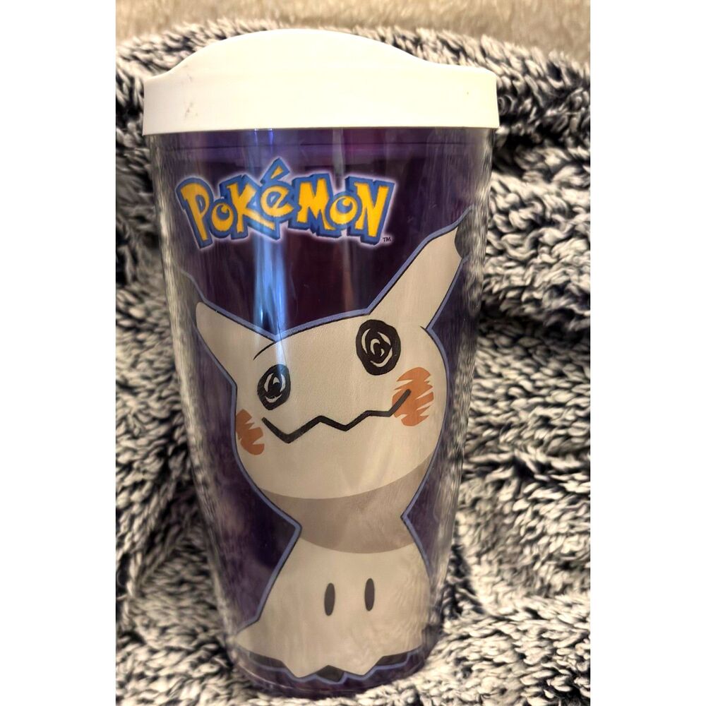 Tervis Pokemon Mimikyu 16 oz Tumbler Purple Cup White Lid Nintendo